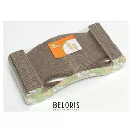 Гофрокогтеточка изогнутая устойчивая, 47 х 22 х 11 см, рисунков