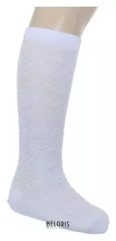 Гольфы детские, цвет белый, размер 16-18