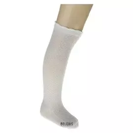 Гольфы (Получулки) детские, цвет белый, размер 18-20