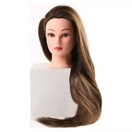 Голова учебная, искусственный волос, 75-80 см, цвет тёмно-русый