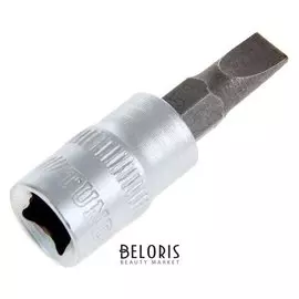 Головка с битой Tundra, под квадрат 1/4", Sl5.5, CrV
