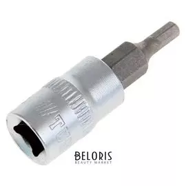 Головка с битой Tundra, под квадрат 1/4", H3, CrV