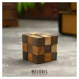 Головоломка из дерева "Кубик" 5,5х5,5х5,5 см
