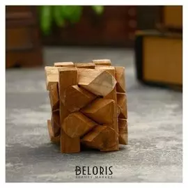 Головоломка из дерева "Стена" 12 частей 6х6х8 см