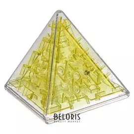 Головоломка-лабиринт Пирамида, цвет жёлтый