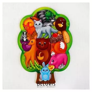 Головоломка Лесные животные размер 28х20 см