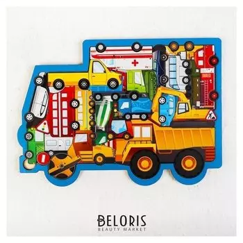 Головоломка Машины размер 28х20