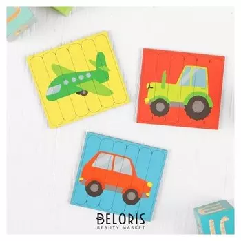 Головоломка Собери 6 картинок Транспорт