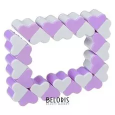 Головоломка Змейка, сердечки, 25 см, цвет фиолетовый