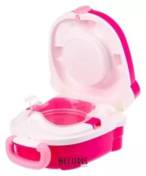 Горшок детский переносной, цвет розовый