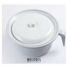 Горшок детский с крышкой, цвет серый