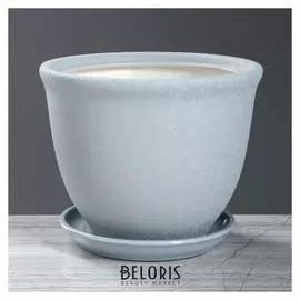 Горшок для цветов "Глория" 4 л, серое
