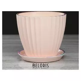 Горшок для цветов "Калифорния", пудровый жемчуг, 1.3 л