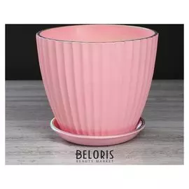Горшок для цветов "Калифорния", розовый жемчуг, 3.5 л