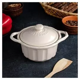 Горшок для запекания «Массимо», цвет белый