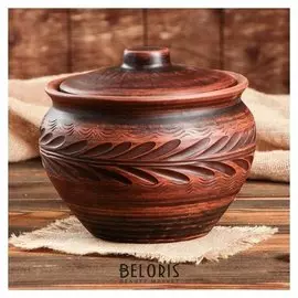 Горшок духовой "Бутон" 3 л