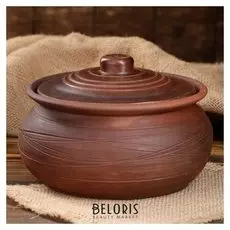 Горшок духовой "Дарк", с крышкой, узрная, 1.2 л