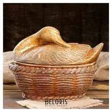 Горшок духовой "Гусь" 3 л