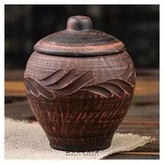 Горшок духовой "Листик" 0,45 л