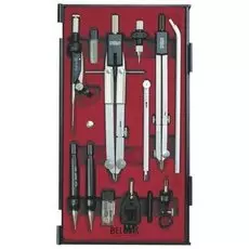 Готовальня профессиональная Koh-i-noor, 13 предметов, пластиковый пенал