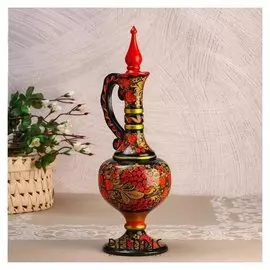 Графин для вина, 0,5 л., 42х13 см, хохлома