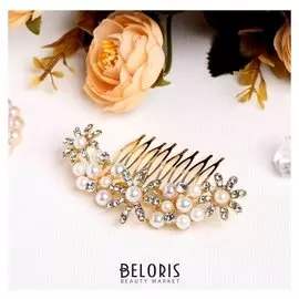 Гребень для волос "Габриэль" ромашка