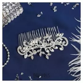 Гребень для волос "Невада" 9*6 см, веточки