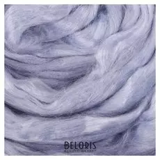 Гребенная лента 100% вискоза 50гр (0384 кристалл)