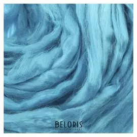 Гребенная лента 100% вискоза 50гр (0474 голуб. бирюз.)