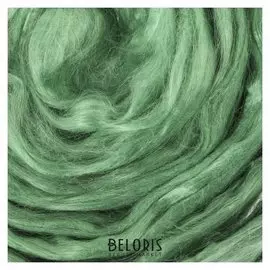 Гребенная лента 100% вискоза 50гр (0580 зел. яблоко)