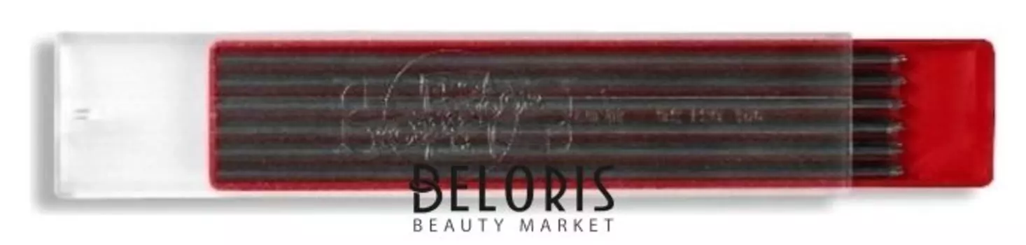 Грифели для цанговых карандашей, 2.0 мм, Koh-I-Noor, 4190 4В, 6 шт, в футляре