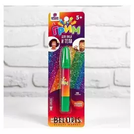 Грим для лица и тела «Карандаш» 4 г, цвет зелёный