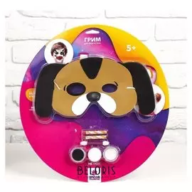 Грим для лица и тела «Собачка» + маска