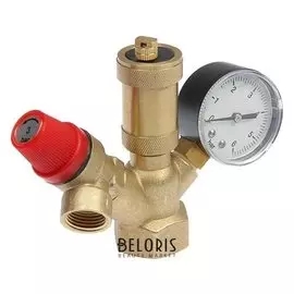 Группа безопасности "СТМ" термо, для котлов отопления, 1", компактная