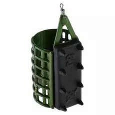 Груз-кормушка фидерная X-feeder PL Green Classic Middle, 80 г, 35 мл, цвет зелёный