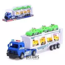 Грузовик инерционный «Автовоз», с 6 машинками