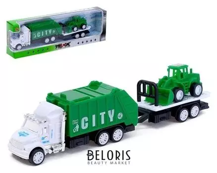 Грузовик инерционный «Городские службы» с трактором