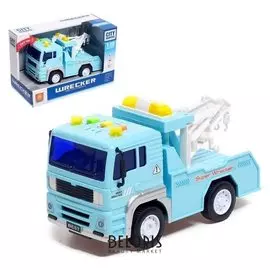 Грузовик инерционный «Эвакуатор», свет и звук, 1:20