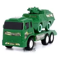 Грузовик инерционный «Военный», с танком