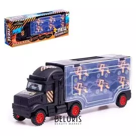 Грузовик «Перевозчик», c 6 тракторами