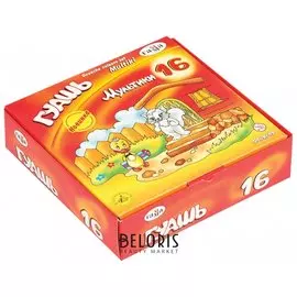 Гуашь 16 цветов "Мультики" без кисти