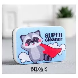 Губка для мытья посуды Super Cleaner 9х6 см