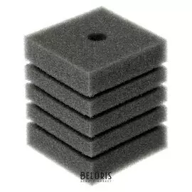Губка прямоугольная для фильтра турбо №7, 8х8х10 см