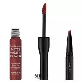 Губная помада и карандаш для губ 2 в 1 Matte Made In Heaven