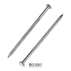 Гвоздь 80 мм ершеный, цинк, уп. 1 кг