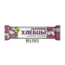 Хлебцы льняные с картофелем и чесноком