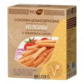 Соломка цельнозерновая из полбы с томатом и луком