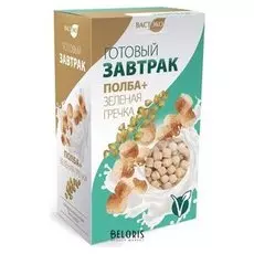 Готовый завтрак шарики полба + зелёная гречка