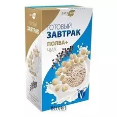 Готовый завтрак из полбы и чиа