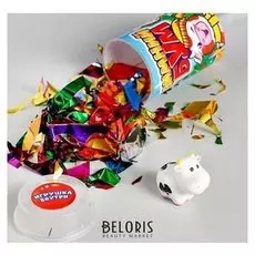 Хлопушка на палочке «Зимний бум», бычок в пятнышко